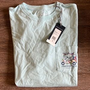 Men’s Vineyard Vines T-Shirt Medium Ocean Reef Golf Cart